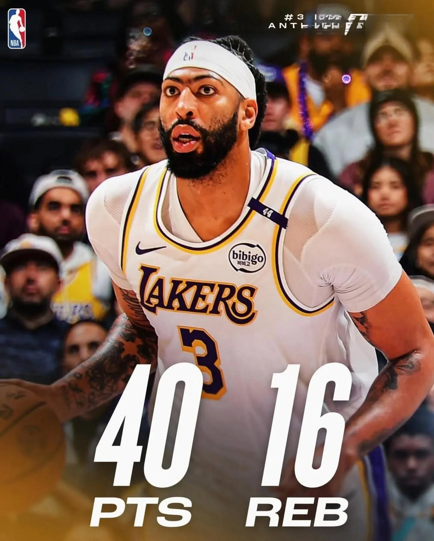 湖人大胜灰熊，戴维斯贡献16分